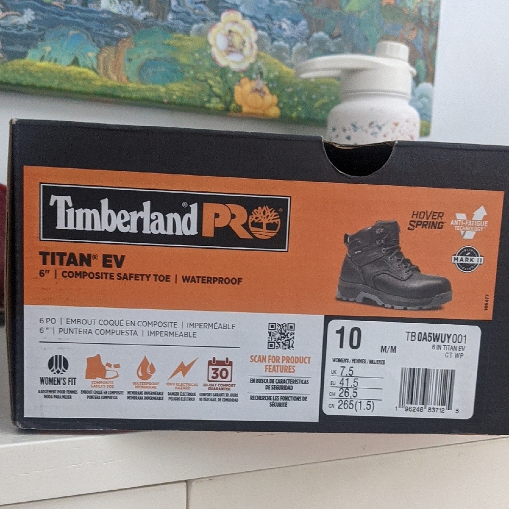 Timberland PRO Black Safety Boots Titan